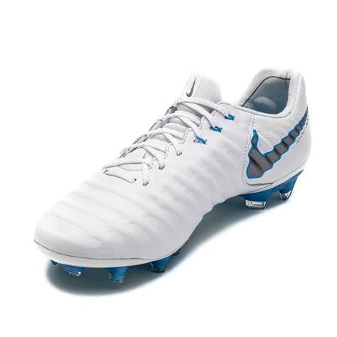 nike tiempo white and blue